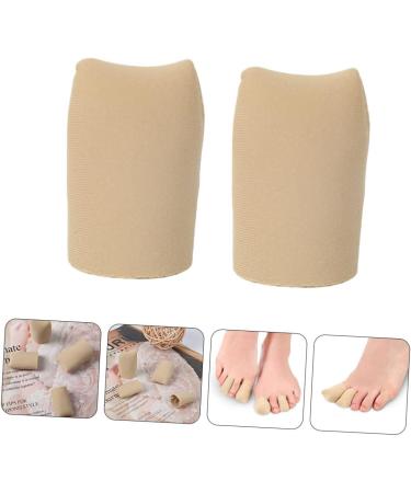 KALLORY 2pcs Silicone Gel Toe Sleeves - Toe Protectors and Finger Tube Sleeves for Toe/Finger Protection - Buy Online on SooperMarket.com