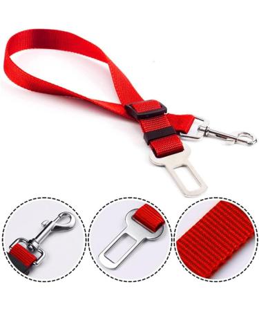Cuhza Adjustable Dog Seat Belt for Cars - Secure & Comfortable Car Restraint for Small & Large Dogs - Buy Online on SooperMarket.com