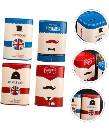 Mikinona Metal Container Set - 4-Piece Blade Recycling Box for Safe Razor Blade Disposal | Organizer Case in White Tin - Buy Online on SooperMarket.com