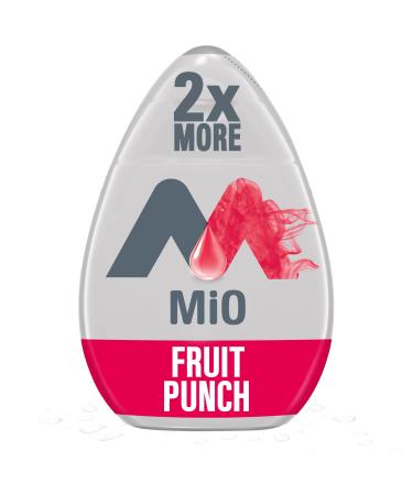 MiO Sugar-Free Fruit Punch Naturally Flavored Liquid Water Enhancer 1 Count 3.24 fl oz Fruit Punch 3.24 Fl Oz (Pack of 1)