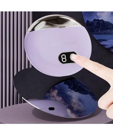 Ruelen 1Set Electric Automatic Nail Clippers Scissors Electric Nail Grinder with Light for Baby Adult Care Black - Buy Online on SooperMarket.com