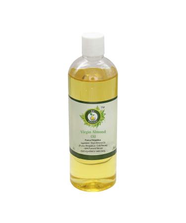 R V essential virgin almond oil 100ml (3.38 ounces) - Prunus Amygdalus (100% pure and natural cold -pressed) Virgin Almond Oil 100ml (3.38unzen)