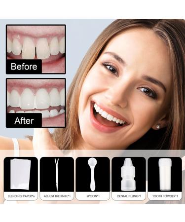 Temporary Tooth Repair Kit - A1 Moldable Fake Teeth Replacement Glue for Missing & Broken Teeth - Dentures Replacement for Men and Women - Buy Online on SooperMarket.com