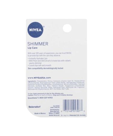 Nivea Shimmer Lip Care Stick - Hydrating Radiant Lips | International Shipping Available - Buy Online on SooperMarket.com