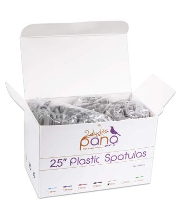 200 Pcs PANA Disposable Plastic Spatulas for Skin Care & Facial Masks - Gray - Buy Online on SooperMarket.com