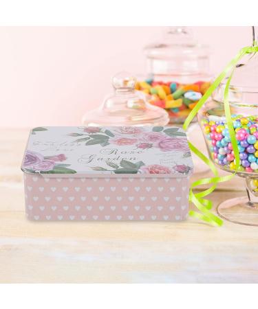 HOLIDYOYO Slide Top Tin Containers - Rectangular Metal Organizer for Lip Balm, Candies, Jewelry, Crafts - Empty Tin Box with Push-pull Sliding Cover - Buy Online on SooperMarket.com
