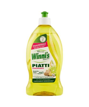 Winni's' S Plates Naturel Cleaner Concentrate Hypo-Allergenic with Raw Materials of Vegetable Origin Extracts of Aloe 500 ml'
