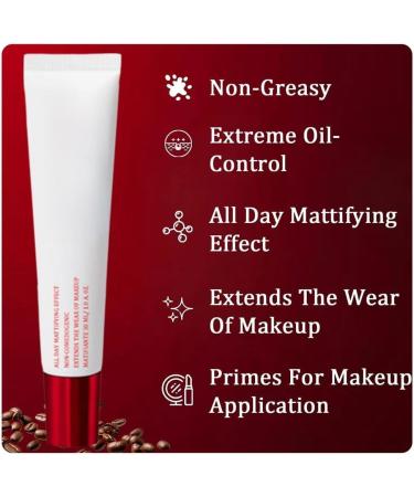 Oil-absorbing makeup primer Waterproof and sweat-proof matte makeup primer Moisturizing and firming matte makeup primer Suitable for all skin types 1pcs - Buy Online on SooperMarket.com