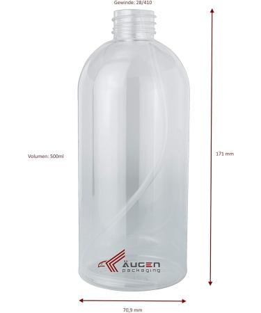 10pcs 500ml Spray Bottles with White-Red Power Trigger | Empty Spray Bottles for Travel & Home Use | International Shipping Available - Buy Online on SooperMarket.com