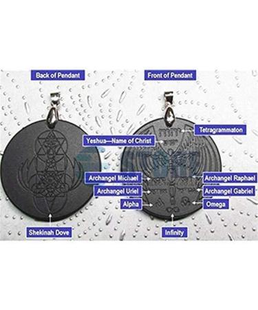 Emf Protection Anti Radiation Orgone Volcanic Stone Energy Protection Necklace Reiki Meditation Necklace(43mm) - Buy Online on SooperMarket.com