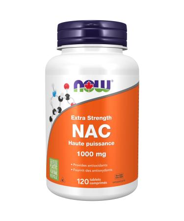 NOW Nac Extra Strength Tablets 1000mg 120 Count