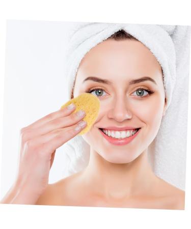 FOYTOKI Natural Sponge Greece Facial Cleansing Sponge Face Sponges for Cleansing and Exfoliating Face Cleansing Pads Facial Sponges for Women Face Sponge for Washing Face Cleansing Sponges - Buy Online on SooperMarket.com