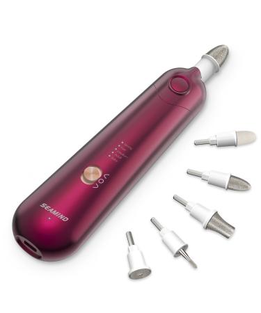 Professional Manicure Pedicure Set, Cordless Electric Nail File Kit, Rechargeable Nail Grinder for Thick Nails, 5 Speeds Hand Foot Nail Care Trimmer Buffer Tools