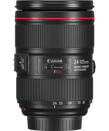 Canon EF 24-105mm f/4L is II USM Lens (Renewed) + Filter Kit & Accessories - Buy Online on SooperMarket.com
