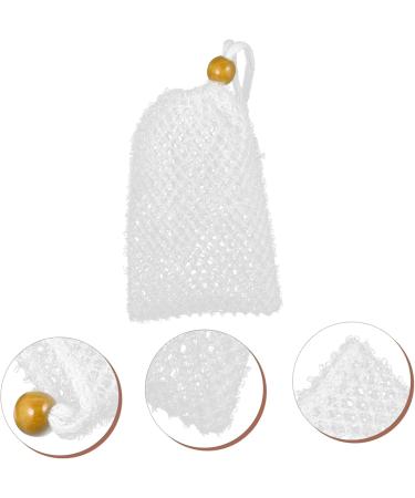 Baluue 1pc Soap Bag Handmade Soap Bath Scrubber for Body Fruit Soap Travel Organizer Bags Soap Saver Nylon - Buy Online on SooperMarket.com