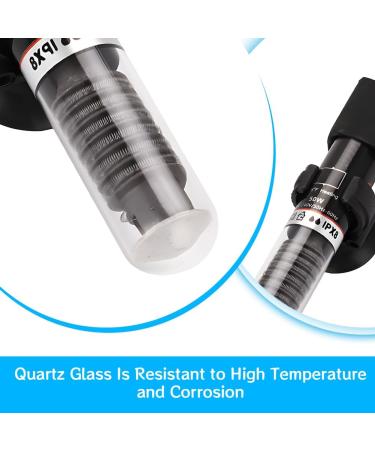 Silkwish Mini Aquarium Heater 50W for 20L-50L Tanks | Constant Temp 26 C Suction Cups & Temp Stickers | International Shipping - Buy Online on SooperMarket.com