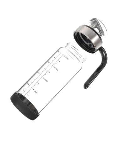 Zerodeko Soy Sauce Pot Soy Sauce Container 3pcs Automatic Opening and Closing Oiler 304 Stainless Steel Glass Oil Liquid Kitchen Vinegar Jars Glass Oil Dispenser 22X7X7CMx3pcs As Shownx3pcs