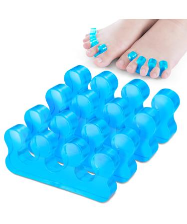 Molain 4Pcs Toe Separators Pedicure Pedicure Toe Separators Repeatable Washable Toenail Dividers Toe Separators for Nail Polish Application (Style D)