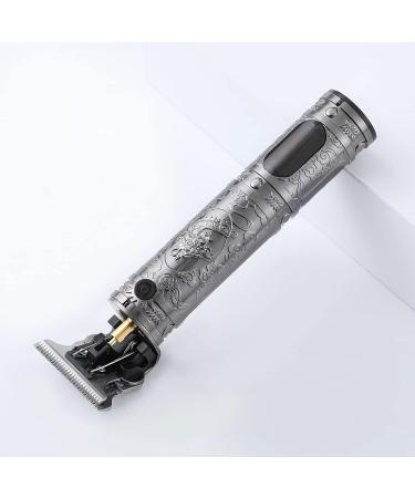 Ten-Tatent Professional Hair Clippers for Men - Cordless Beard Trimmer with T-Blade, Precision Cutting and Zero Gapped Grooming Kit in Grey - Buy Online on SooperMarket.com