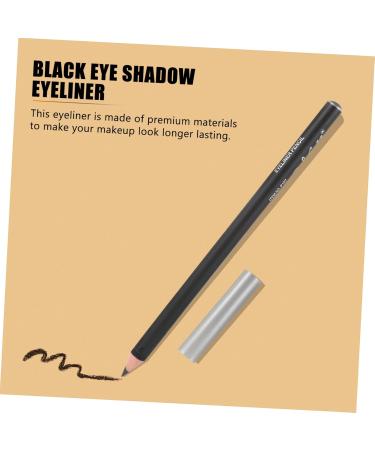 CANIGHT 12pcs Black Eyeliner 1 Black Waterproof Eyeliner Beauty Supply Waterproof Brow Pencil Makeup Wood - Buy Online on SooperMarket.com