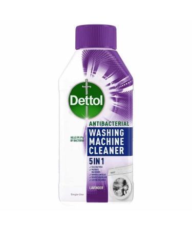 Dettol Antibacterial Washing Machine Cleaner Removes Limescale Dirt & Bad Odours Lavender 250ml