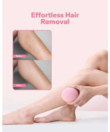 Upgraded Meto Crystal Hair Eraser for Women and Men - Painless Hair Removal Tool for Arms, Legs, Back - Reusable & Washable Epilator (Pink) - Buy Online on SooperMarket.com