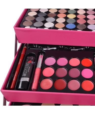 FantasyDay All-in-one Makeup Set Gift Surprise | Full Makeup Kit for Women Multipurpose Essential Starter Bundle Include Eyeshadow Palette Lipstick Blush Concealer Face Powder Eyeliner Mascara Brush - Buy Online on SooperMarket.com