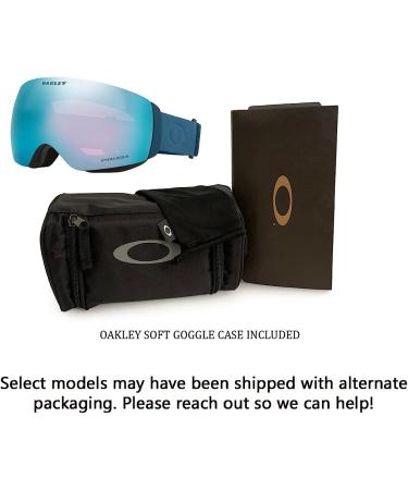 Oakley Flight Deck Ski Goggles Poseidon/Prizm Snow Sapphire + Care Kit - Men/Women Large - Buy Online on SooperMarket.com