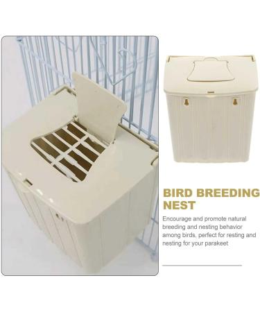 VILLCASE Chicken Nesting Box 2PCS Bird Breeding Hanging Bird Roosting Box Bird Incubation Box Parakeet Nesting Box for Lovebirds Cockatoo Budgie Parrotlets Chicken Nesting Box - Buy Online on SooperMarket.com