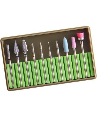 Beavorty 2 Sets nails kits Manicure sand tool nail file electric nail file bits Diamond Nail Bit tungsten carbide nail drill Nail Art supplies nail bits nail drill bits pedicure suite 5x1cmx2pcs Greenx2pcs - Buy Online on SooperMarket.com