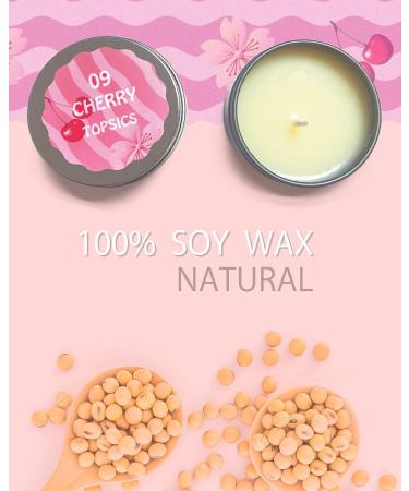 12-Piece Fragrance Candle Gift Set - Natural Soy Wax Aromatherapy Candles for Women | Perfect for Mother's Day Christmas & Valentine's Day - Buy Online on SooperMarket.com