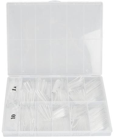 Nai Tips 360 Pieces Acrylic Nail Tips Full Cover Multiple Sizes Versatile Use for DIY Nail Art Manicure Shop (02#) - Buy Online on SooperMarket.com