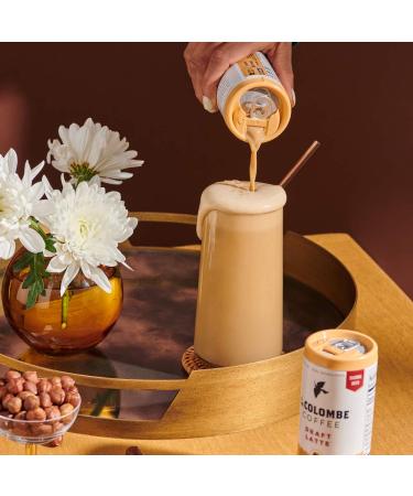La Colombe Hazelnut Draft Latte 9oz 12ct - Cold-Pressed Espresso & Frothed Milk with Hazelnut Flavor - Grab-and-Go Coffee - Buy Online on SooperMarket.com