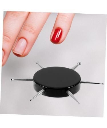 minkissy 5pcs Nail Art Drill Pen Circular Dotting Tool Nail Stone Picker Pen Nail Art Embossing Stylus Nail Art Tip Dotting Pens Ball Stylus Dotting Tools Nail Tools Acrylic Round Crystal 6.9x6.9cmx5pcs Blackx5pcs - Buy Online on SooperMarket.com