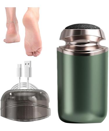 Foot Scrubber Electric - Electric Callus Remover Foot Sander Washable Foot Callus Remover Tool Rechargeable Feet Pedicure Tools for Men Women Dead Cracked Hard Skin Green - Buy Online on SooperMarket.com