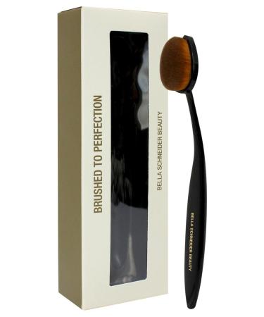 Brushed to Perfection Face brush - Professional Make Up Brush - Beauty Care Cosmetic Product - Full Face Buff for Liquid Foundation Powder Cream Moisturizer - MSRP $24.50