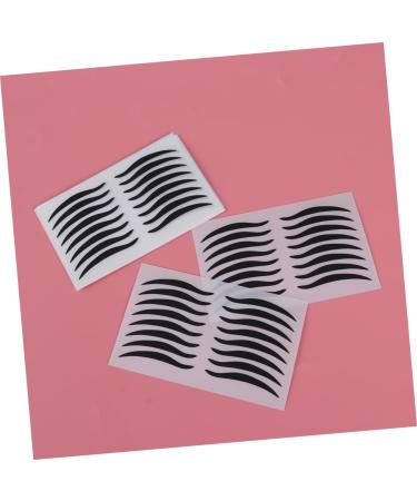 PLAFOPE 80 Pairs Eyeliner Eyeshadow Sticker Eyeliner Stickers LED Eyeliner Strip Crease Eyeline Tape Black - Buy Online on SooperMarket.com