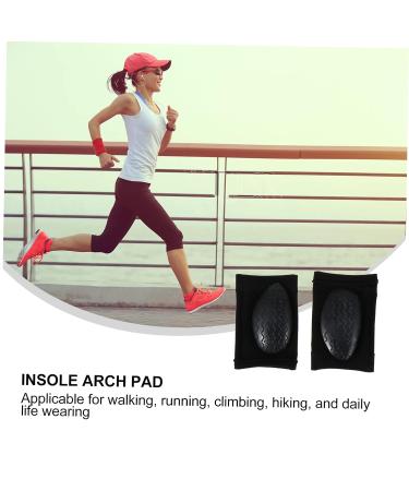 Silicone Arch Support Orthotic Insoles for Plantar Fasciitis - 1 Pair | Cushioned Arch Sleeves - Buy Online on SooperMarket.com
