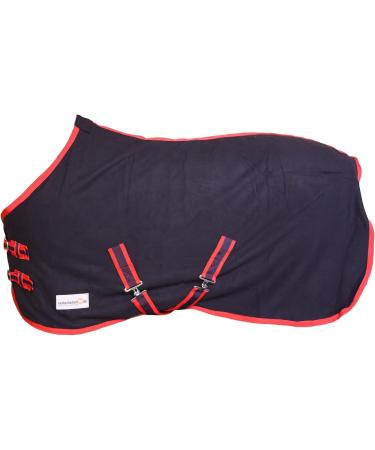 Buy RL24 Sweat Rug BASICLINE - Breathable Fleece Transport Blanket for Horses | Night Blue 75cm - Buy Online on SooperMarket.com