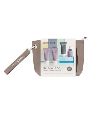 Living Proof Hair Repair S.O.S Kit 4 Count (Old Formula) | Restore and Strengthen Your Hair - Buy Online on SooperMarket.com