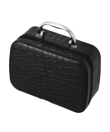 Beavorty 1 Piece 24 Essential Oils Storage Bag For Roller Bottles Anti-Fall Black M