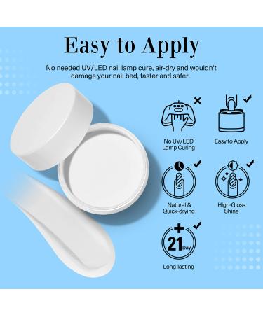 AZUREBEAUTY 2oz White Acrylic Dipping Powder - Long-Lasting, Odor-Free French Manicure Solution | DIY Nail Art Kit | No Lamp Required - Buy Online on SooperMarket.com