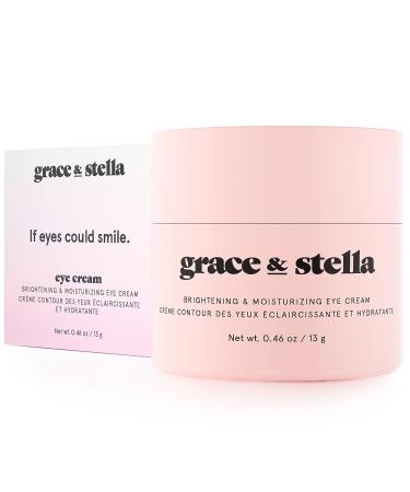 Grace and Stella Vegan Eye Repair Cream for Dark Circles, Bags, and Puffiness - 13g Anti-Aging Solution for Wrinkles (New Formula) - Buy Online on SooperMarket.com