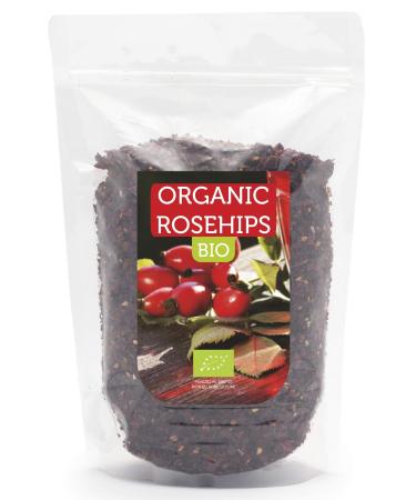 Dried ROSEHIPS Organic Shells | Natural Vitamin C | 1 KG BIO