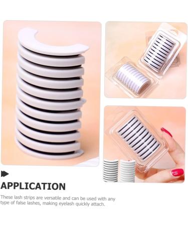 PLAFOPE 6 Boxes Self Adhesive Eyelash Adhesive Strip Fake Eyelashes Eyelash Strips Bulk Lash Glue Liners Eyelash Applicator Strips Lashes Strips Lash Strips for False Eyelashes Resin Glue - Buy Online on SooperMarket.com
