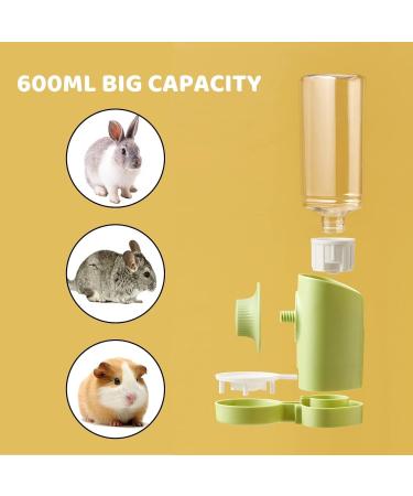 Green Rabbit Water Bottle 600ml - Hanging Water Dispenser for Small Pets - Buy Online on SooperMarket.com