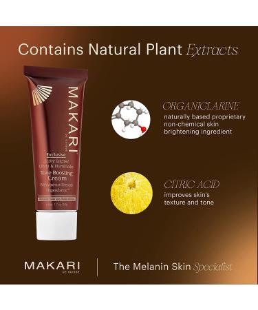 Makari Exclusive Active Intense Tone Boosting Face Cream 1.7 oz | Skin-Brightening & Moisturizing | Reduces Wrinkles | For Dry, Normal, & Mature Skin - Buy Online on SooperMarket.com