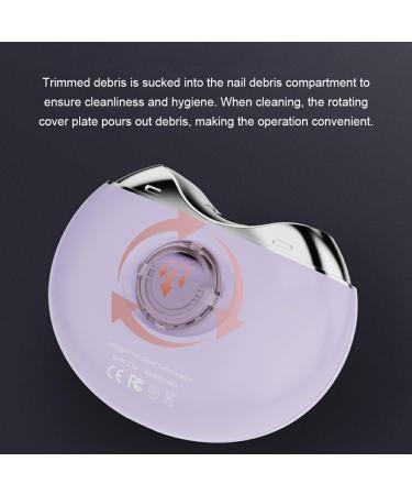 vreplrse Professional Electric Nail Clippers with UV Disinfection ABS Automatic Nail Fingernail Professional Nail Nail Supplies Red - Buy Online on SooperMarket.com