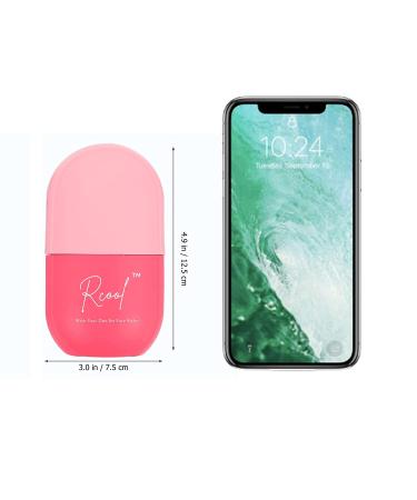 Rcool Ice Face Roller & Gua Sha Massager Set - Facial Beauty Tools for Fine Lines, Pores, Acne & Skin Care - Pink - Buy Online on SooperMarket.com