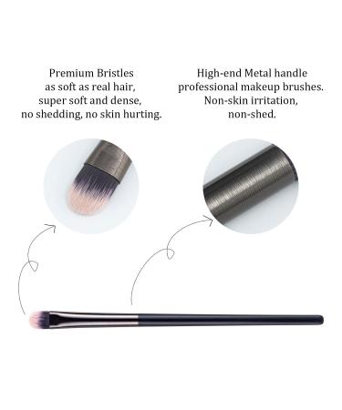 Premium TEXAMO Medium Eyeshadow Smudge Brush - Soft Makeup Brush for Precision Eye Application | International Shipping Available - Buy Online on SooperMarket.com